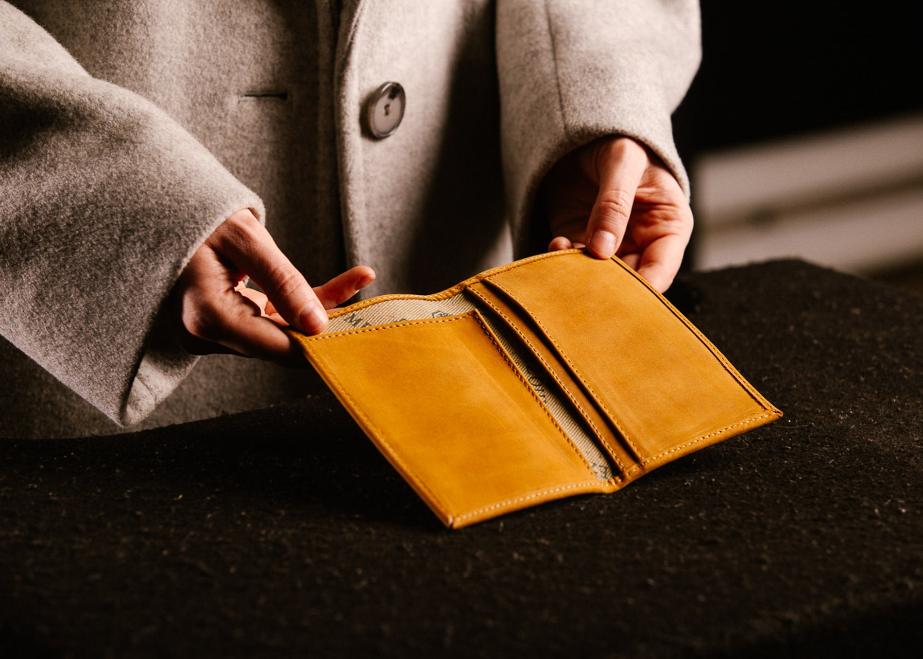 ASPEN leather passport holder by Mezquite Leather — handcrafted travel accessory inspired by the aspen tree’s strength and community.